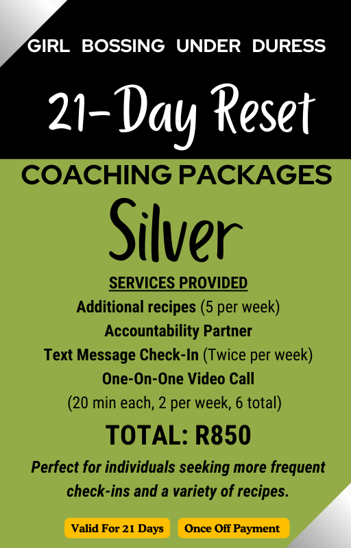 21-Day Reset Coaching Packages - Silver Package